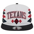 thumbnail image 2 of Men's New Era  White Houston Texans Argyle 19TWENTY Adjustable Hat, 2 of 5