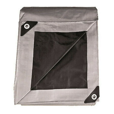 Moose Supply 10 Mil Heavy Duty Waterproof Poly Tarp Covers, 10' x 12'
