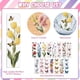 thumbnail image 4 of 30 unidades de pegatinas de transferencia UV DTF para marcadores, con diseño de mariposas y flores, para mujeres y hombres, resistentes al agua (no se incluyen marcadores en blanco)., 4 of 9