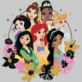 thumbnail image 2 of Disney Princesses Floral Circle  Graphic T-Shirt, 2 of 3