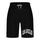 thumbnail image 5 of Mens Casual Shorts Lace-Up Elástico Cintura Bolsillo Ejercicio Fitness Hogar Pantalones de Media Longitud para Diario, 5 of 5