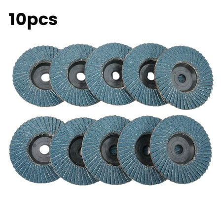 

BAMILL 10pcs 3 Grinding Wheel Flap Discs Angle Grinder Sanding Disc Wood Abrasive Tool