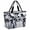 Gray, variant on Grey Penguins Beach Bag for Women, Large Breathable Mesh Beach Tote Bag, Winter Animals Vintage Gray Sandproof Lightweight Travel Bags for Vacation Picnic Swimming Pool 15.7"x15.7"x9.1"