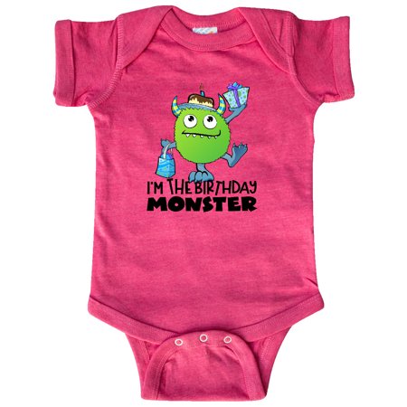 

Inktastic I m the Birthday Monster- Green Gift Baby Boy or Baby Girl Bodysuit