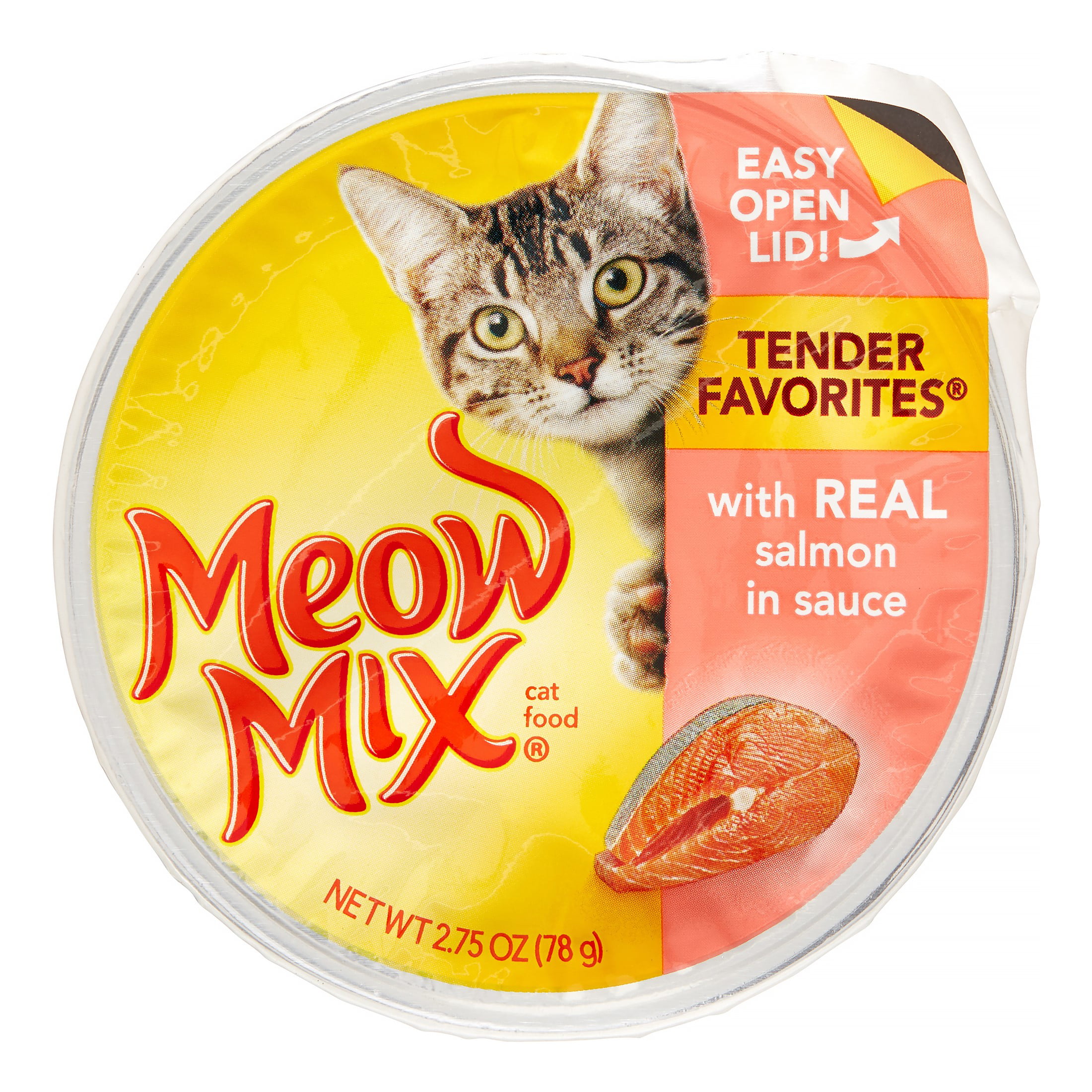 Meow Mix Tender Favorites Salmon Wet Cat Food, 2.75 oz.