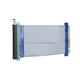 thumbnail image 3 of Cable Suave PCI-E 16X Ligero, Extensor de Tarjeta Elevadora PCI-E, Cable PCI-e Duradero para 1U 2U, 3 of 7