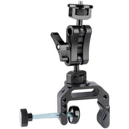 UPC: 0711202833647 | C-Clamp Desk Mount with Articulating Arm & 1/4 -20 Ball Head Mount