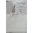 thumbnail image 3 of Dainty Home Snowball Linen Look Fabric Shower Curtain, 3 of 5