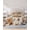 Beige, variant on 4 Piece Full Sheet Set Pumpkin Floral Fall Sheets Set for Full Size Bed, Breathable Soft Microfiber Bed Sheets Cooling Thanksgiving Botanical Leaves Fitted Sheet Deep Pocket, Pillowcases