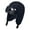 Black, variant on Toddler Boy Hat Girl Winter Trapper Hat with Goggles â Knit Earflap Beanie Lined Windproof Aviator Cap, Cool Fashion Accessories Outdoor Essentials for Snow Activities