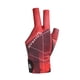 thumbnail image 5 of Guante de billar Zulema antideslizante 3 dedos Negro Rojo, 5 of 8