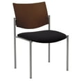 thumbnail image 2 of KFI Studios Evolve Dining Chair, Chocolate Wood Back, Navy Seat, 2 of 5