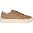 thumbnail image 2 of Guess Vice Men's Lace Up 4G Logo Print Synthetic Trainers In Beige Size 11.5, 2 of 6