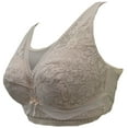 thumbnail image 4 of BIMEI Women Mastectomy Bra Breast Prosthesis with Pockets Wirefree Comfort Plus Size Everyday Bra 2452,Beige,40 for B/C/D, 4 of 7