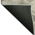 thumbnail image 3 of Addison Rugs Mayfield Washable Cowhide Double Octagons Gray Runner Rug, 2'3" x 7'6", 3 of 5