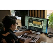 Arturia KeyLab Essential Mk3 61-Key USB MIDI Controller Keyboard, White 231531 Bundle and OnStage MDC-5 5-Ft Male-to-Male MIDI Cable