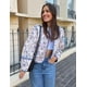 thumbnail image 2 of Chaqueta acolchada Wyeysyt con estampado floral para mujer, acolchada, blanca, 2 of 8