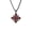 Black, variant on New Men Women Gold Christianity Jerusalem Cross Pendant Necklace Stainless Steel-Gold