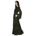 thumbnail image 3 of Bimba Traditional Muslim Abaya Dresses For Women Bell Sleeves Islamic Prayer Dress With Hijab, 3 of 7