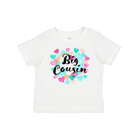 

Inktastic Big Cousin Hearts Gift Baby Boy or Baby Girl T-Shirt