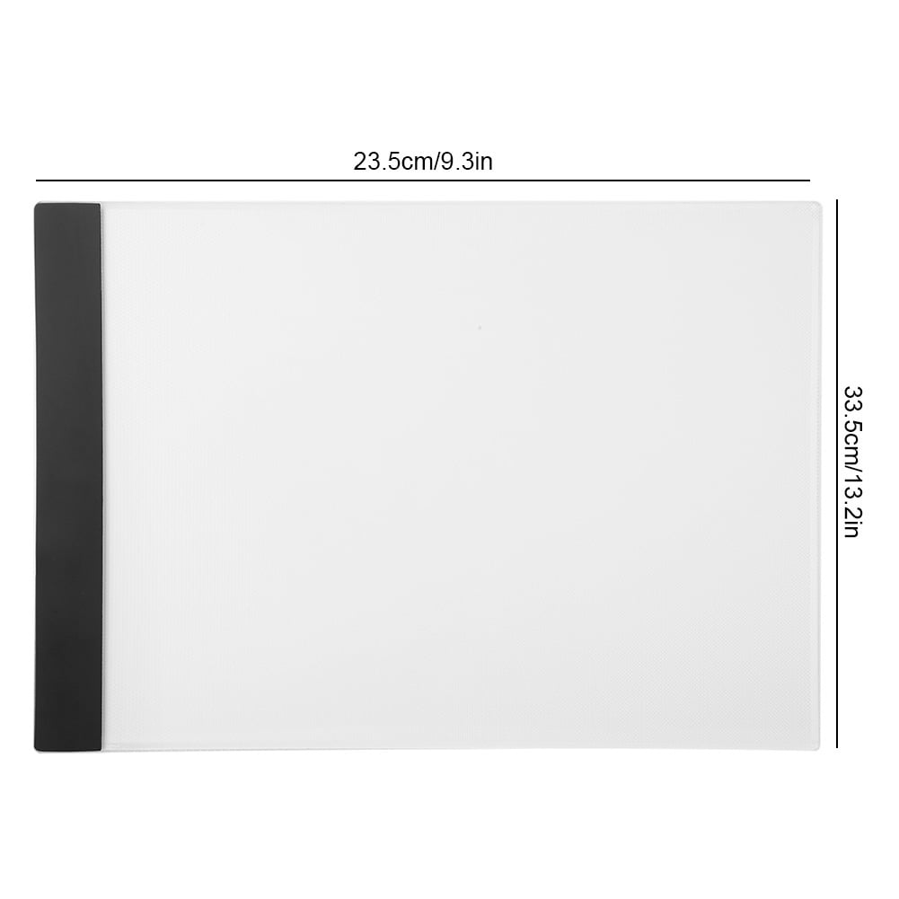Ergonomically Designed Stand For Optimal Viewing, Ultra-Thin Design Rechargeable A4 Led Light Pad, Lightweight Acrylic Surface With Adjustable Brightness For Fabric Design And