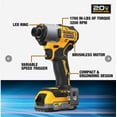 thumbnail image 1 of DEWALT 20V BRUSHLESS Impact Driver KIT, 1 of 5