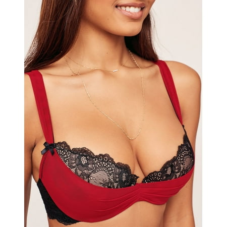 

Adore Me Clairabelle Push Up Demi Women s Bra Regular Sizes