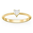 thumbnail image 2 of Heart Birthstone Ring - Cubic Zirconia / White Topaz (April), 2 of 6