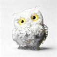 thumbnail image 2 of Mini Owl Ornament Crystal Gravel Handcrafted Figurine, Unique Stylish Compact Versatile Accent Decor Piece, Sentimental Gift Trinket for Interior Living Space Automobile Interior Display, 2 of 7