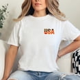 thumbnail image 2 of USA Shirt with Embroidered Design, Patriotic Unisex Fit Tee, 2 of 6