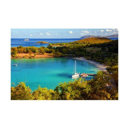 Salomon Bay, Saint John, US Virgin Islands Print Wall Art By George Oze