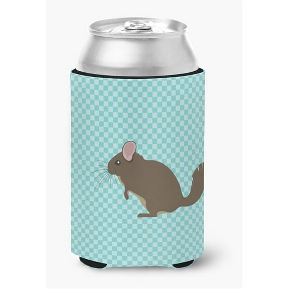 Chinchilla Blue Check Can or Bottle Hugger