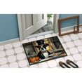 thumbnail image 4 of Carolines Treasures DAC1747JMAT 24 x 36 in. Unisex Boston Terrier Fall Kitchen Pumpkins Indoor or Outdoor Mat, 4 of 5