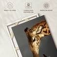 thumbnail image 6 of Elephant Stock Masai Mara Giraffe Family Wall Art - Vertical Canvas Wall Art - Living Room Wall Decor - Animal Canvas - Gray And Black Decor By Danita Delimont - 8" x 12", 6 of 8