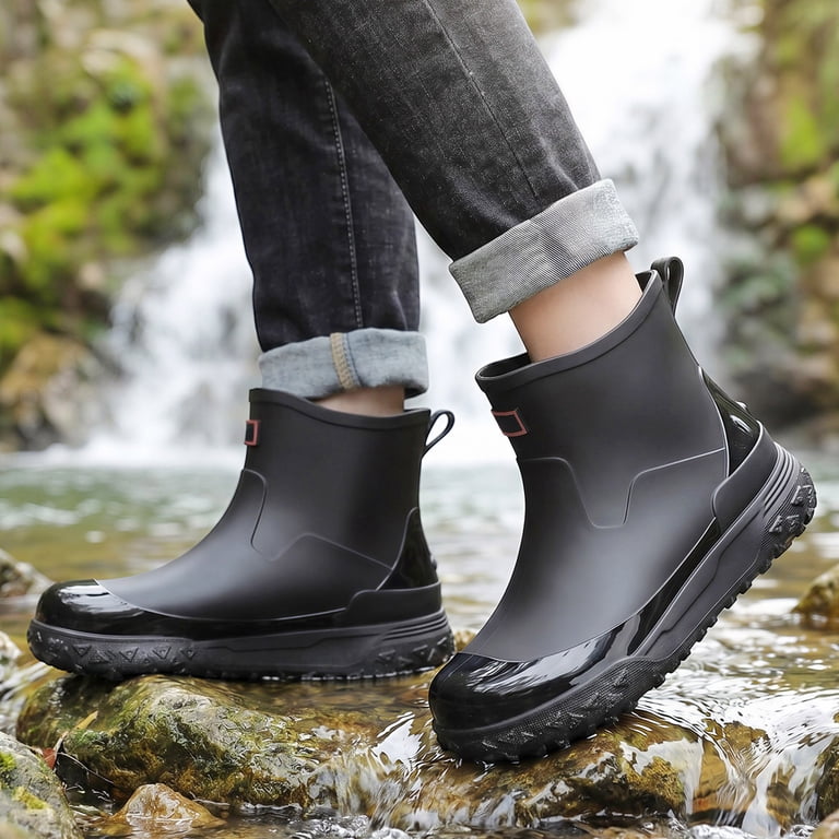 leather shoes trendy waterproof shoes