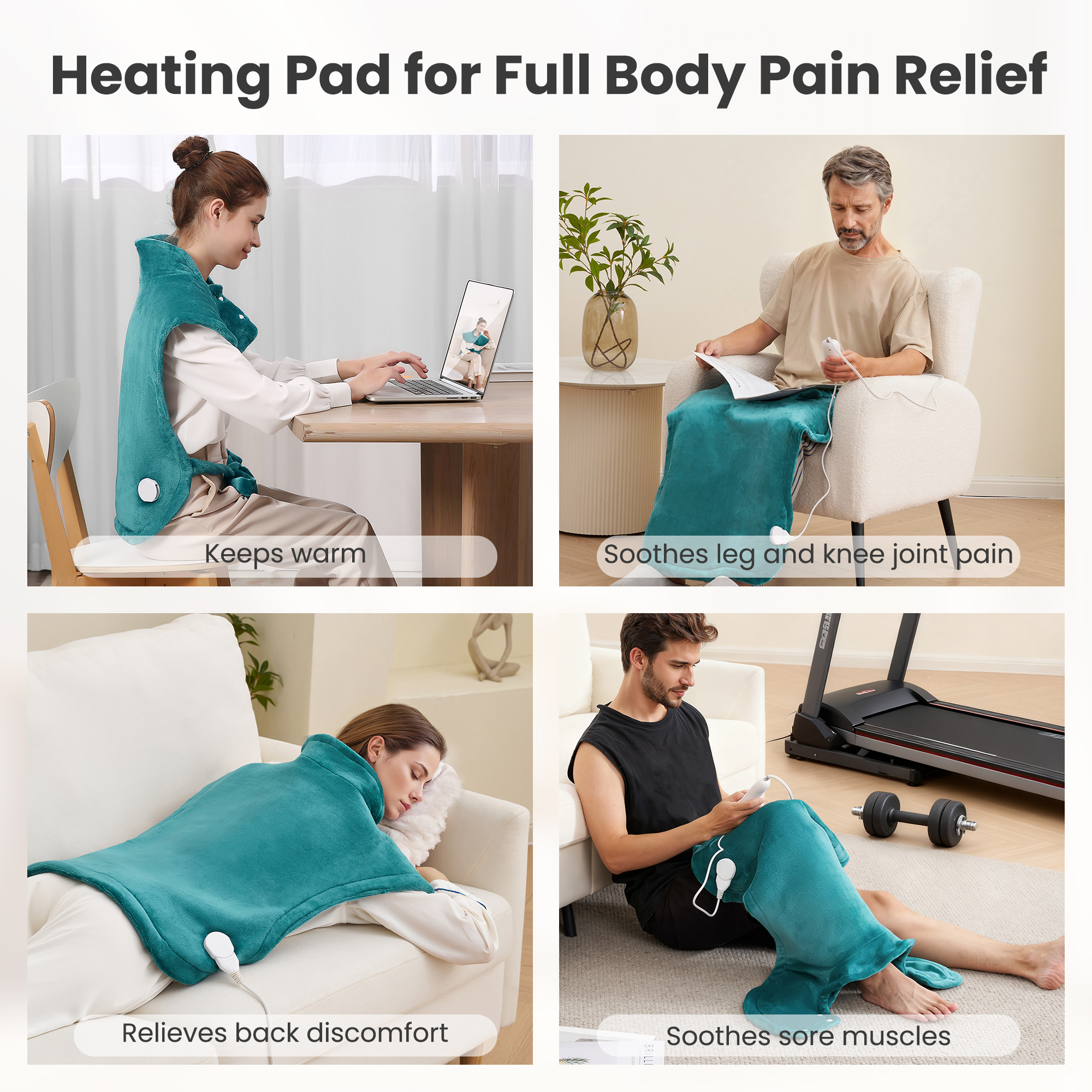 MaxKare Ultra Soft Large Heating Pad 24x33 Inch photo 4