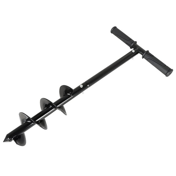 Handdo 4 x 24 Inch Manual T Shaped Auger Bit Planting Manual Auger Bit for Planting Bulbs