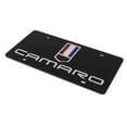 thumbnail image 3 of Chevy Camaro Dual Logo License Plate (Black), 3 of 5