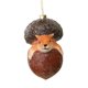 thumbnail image 5 of Adorno navideño de animal, decoración navideña para el árbol, figura de animal ardilla, 5 of 9