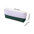 thumbnail image 4 of Under $1 dollars!Special Pencil Case Pouch, Large Capacity Pencil Case ForTeens High Capacity Pencil Pouch Multi-compartment With Zipper Pen Bag For Office Supplies Stationery Organizer, White, 4 of 7
