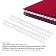 thumbnail image 4 of 3/4in Diameter Double Loop Wire Binding Spine, 180 Sheet Capacity Pitch 3:1 34 Loop for A4 Paper, 4 of 7