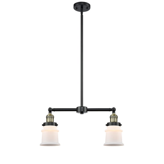 Innovations 209-BAB-G181S-LED European Influence Two Light Chandelier from Franklin Restoration collection in Two-Tone finish, 5.00 inches