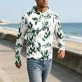 thumbnail image 5 of Mens UPF 50+ Fishing Hoodie Long Sleeve UV Protection Hoodie Rash Guard with Thumb Holes for Swimming Running Hiking Boating, 5 of 7