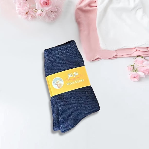 Calcetines de pantorrilla Yinane térmicos gruesos de invierno suaves y cálidos para hombre