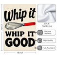 thumbnail image 3 of 2 Pcs Funny Kitchen Towels,Whip It Good with Whisk Microfiber Dish Towels,Kitchen Tea Towels,Kitchen Towel Set (18" X 26"), 3 of 3
