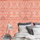 thumbnail image 5 of 0.45x10m Red Brick Look Self Adhesive Wallpaper, PVC Thickened Vinyl Durable Waterproof Wallpaper, Red Vintage Brick Wall Paper Decoration, 5 of 5
