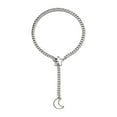 thumbnail image 6 of Stylish Star Moon Adjustable Necklace Fashion Accessory for Women Heart Love Rings Punk Rock Cuban Lariat Designs, 6 of 8