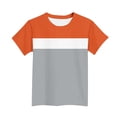 thumbnail image 4 of T-Shirt pour Enfants, Manches Courtes à Col Rond avec Motif Imprimé, Haut de Sport Décontracté pour Garçons et Filles 2-13 Ans, 4 of 6