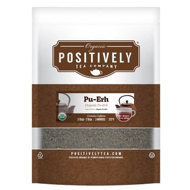 Positively Tea's Organic Pu-Erh Tea, Loose Leaf, 1 Pound Bag