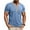 Blue, variant on YLSDY Men’s Henley Shirts Raglan Short Sleeve Casual Button Basic Tee Shirts Summer Lightweight T Shirts with Pocket Black L